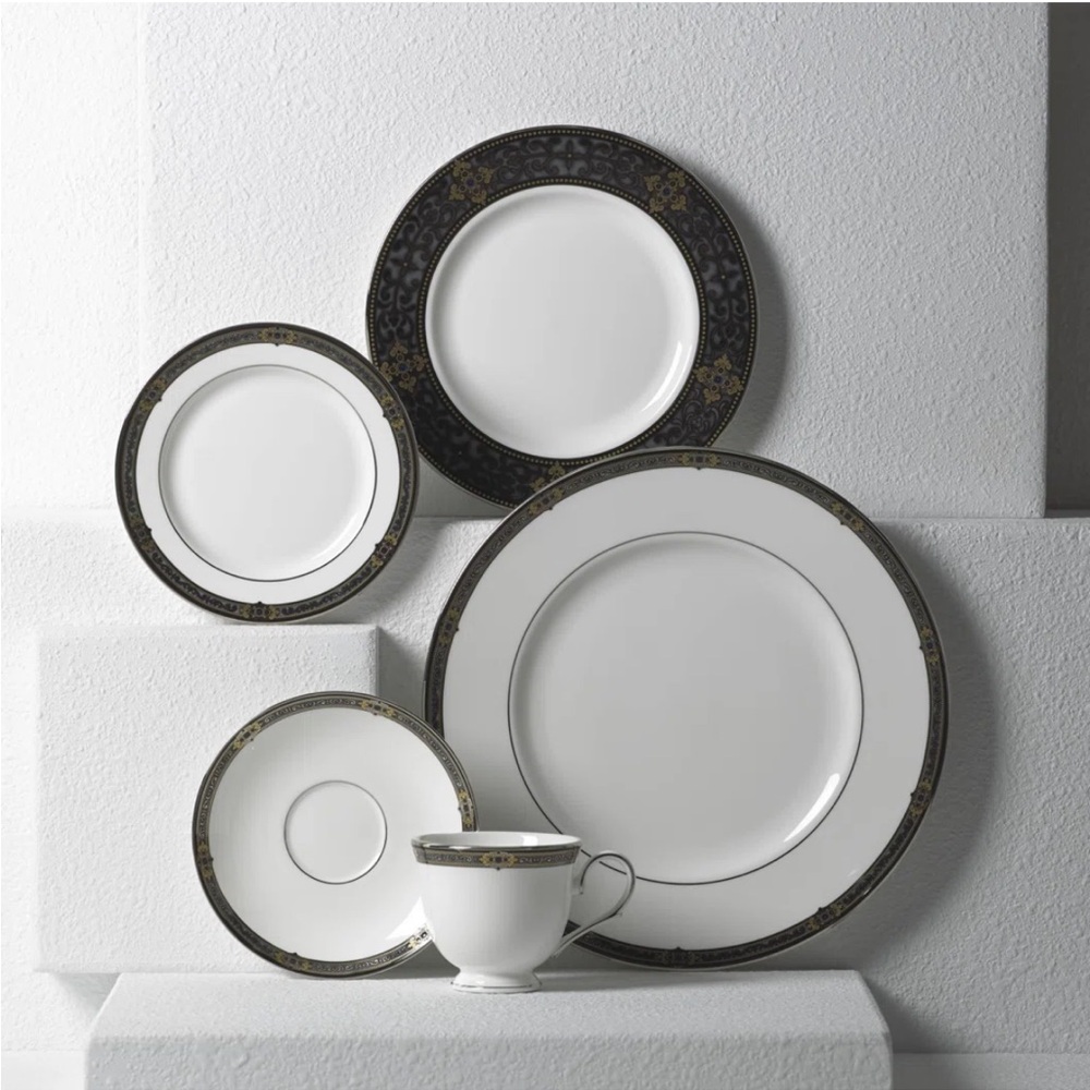 NIB Lenox Vintage Jewel 5-Piece Fine Bone China Dinner Set Collectible